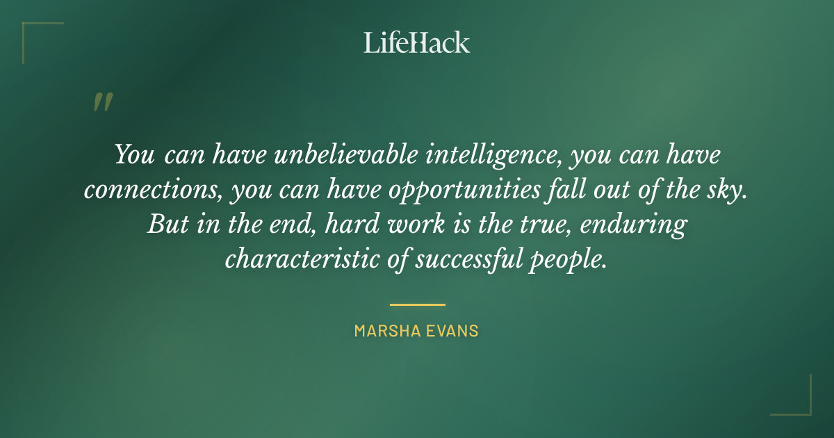 Quote by Marsha Evans