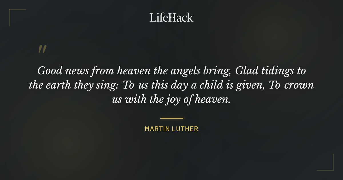 Quote by Martin Luther