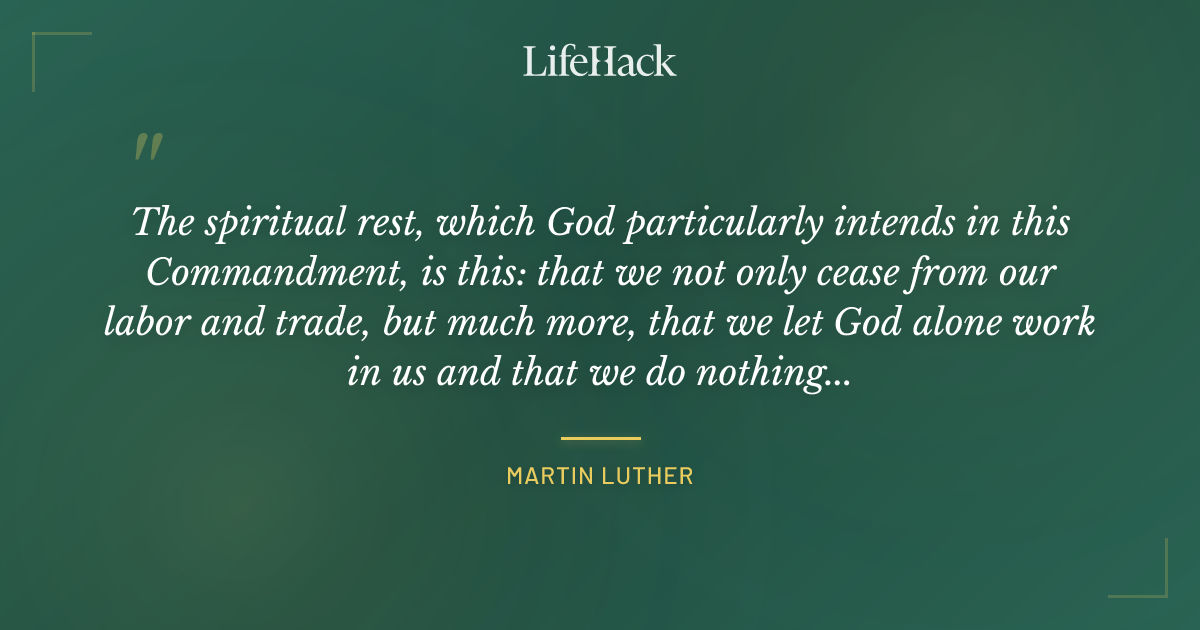 Quote by Martin Luther