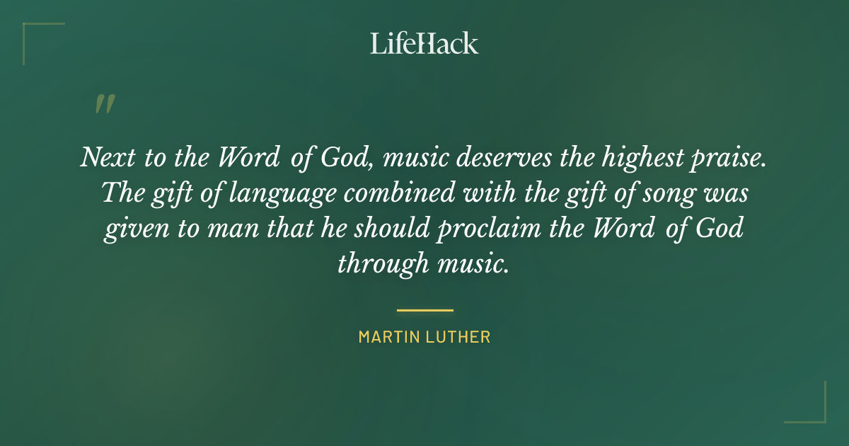 Quote by Martin Luther