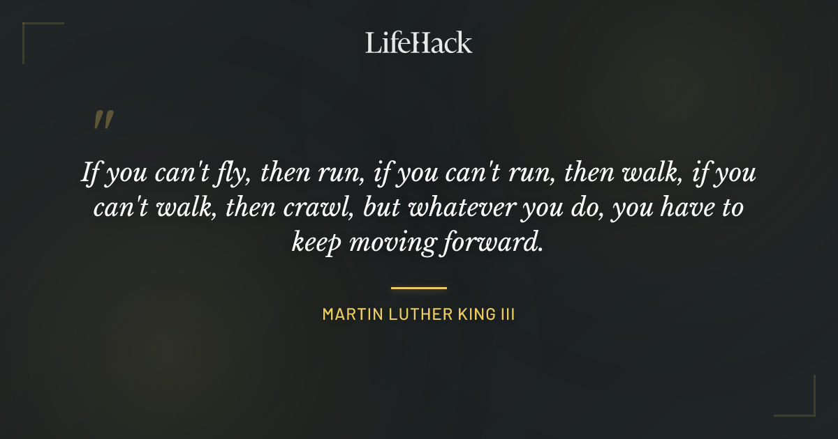 Quote by Martin Luther King III
