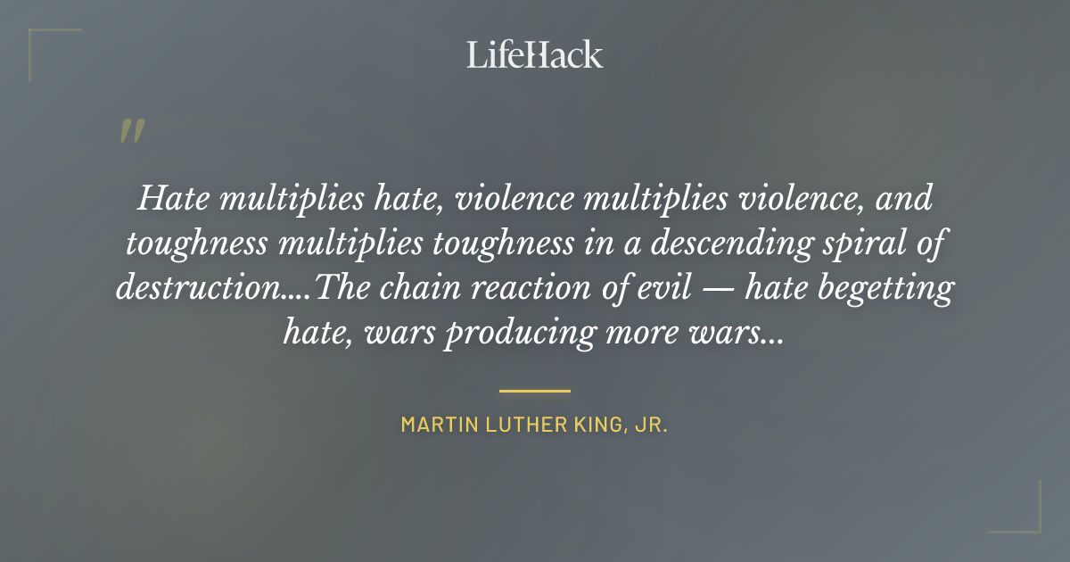 Quote by Martin Luther King, Jr.
