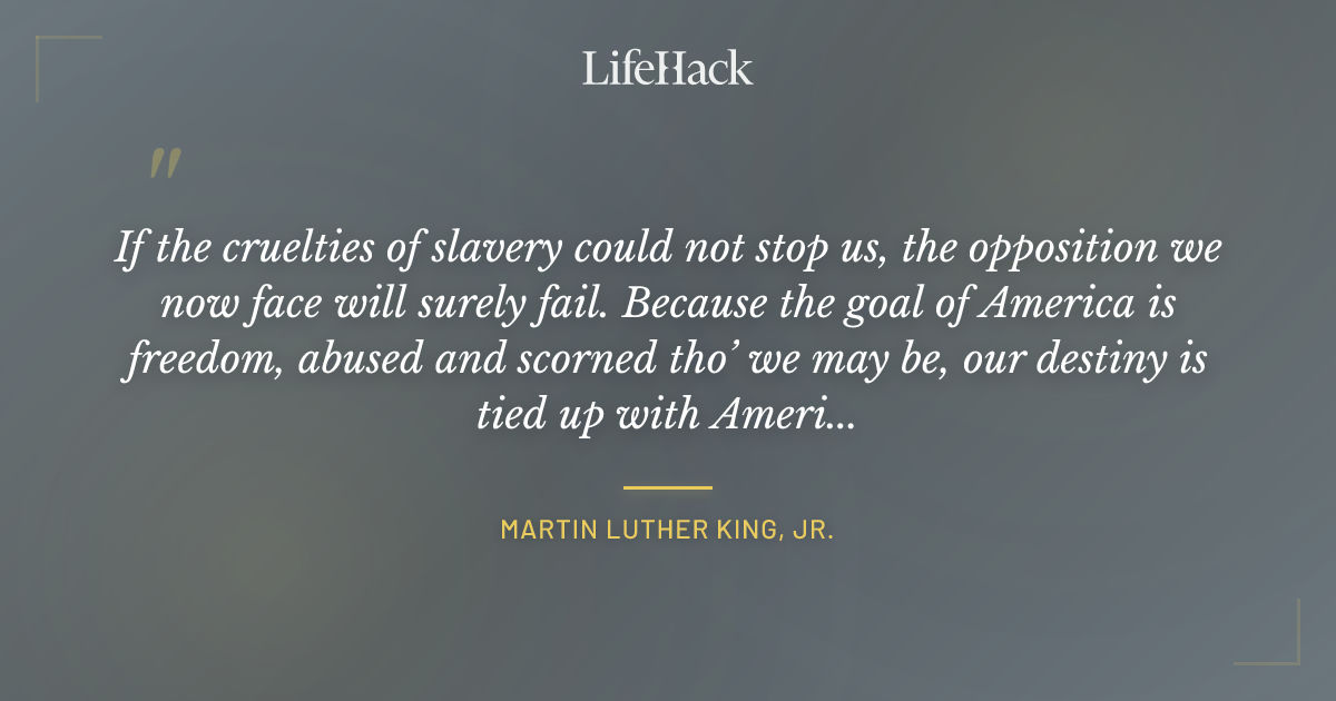 Quote by Martin Luther King, Jr.