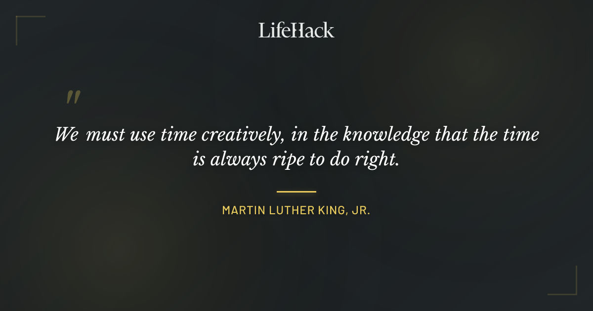 Quote by Martin Luther King, Jr.