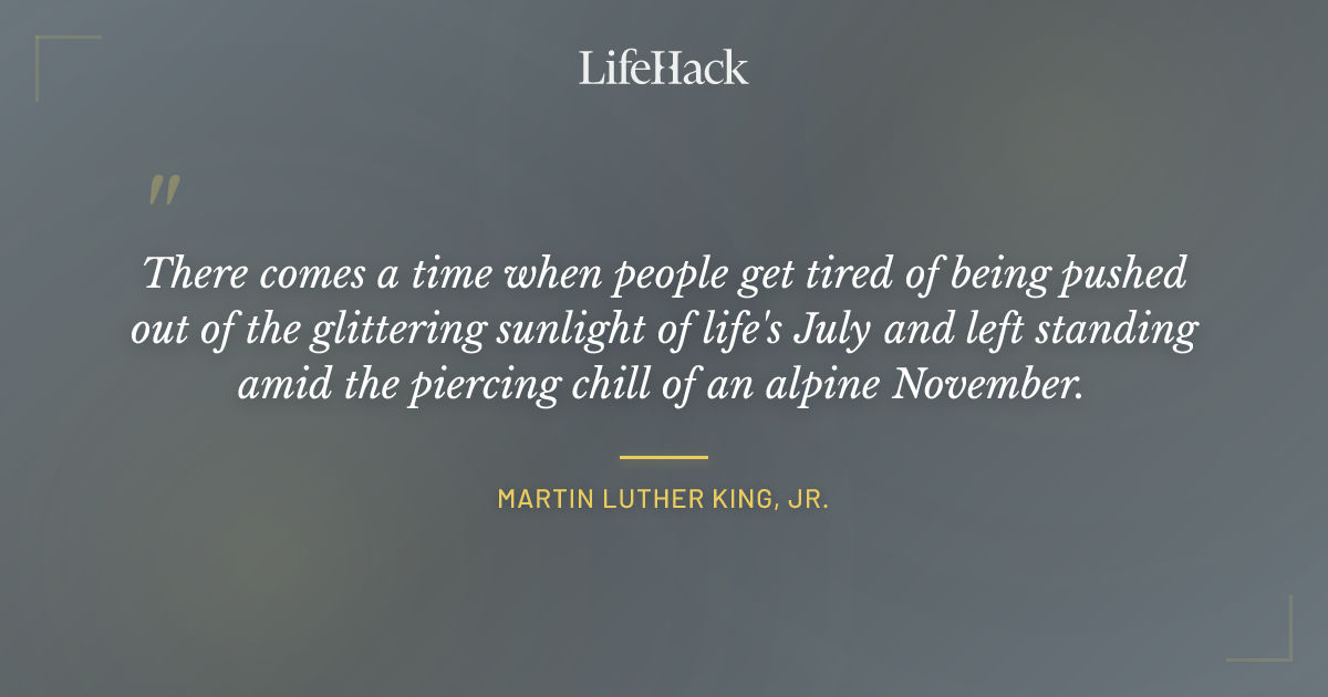 Quote by Martin Luther King, Jr.