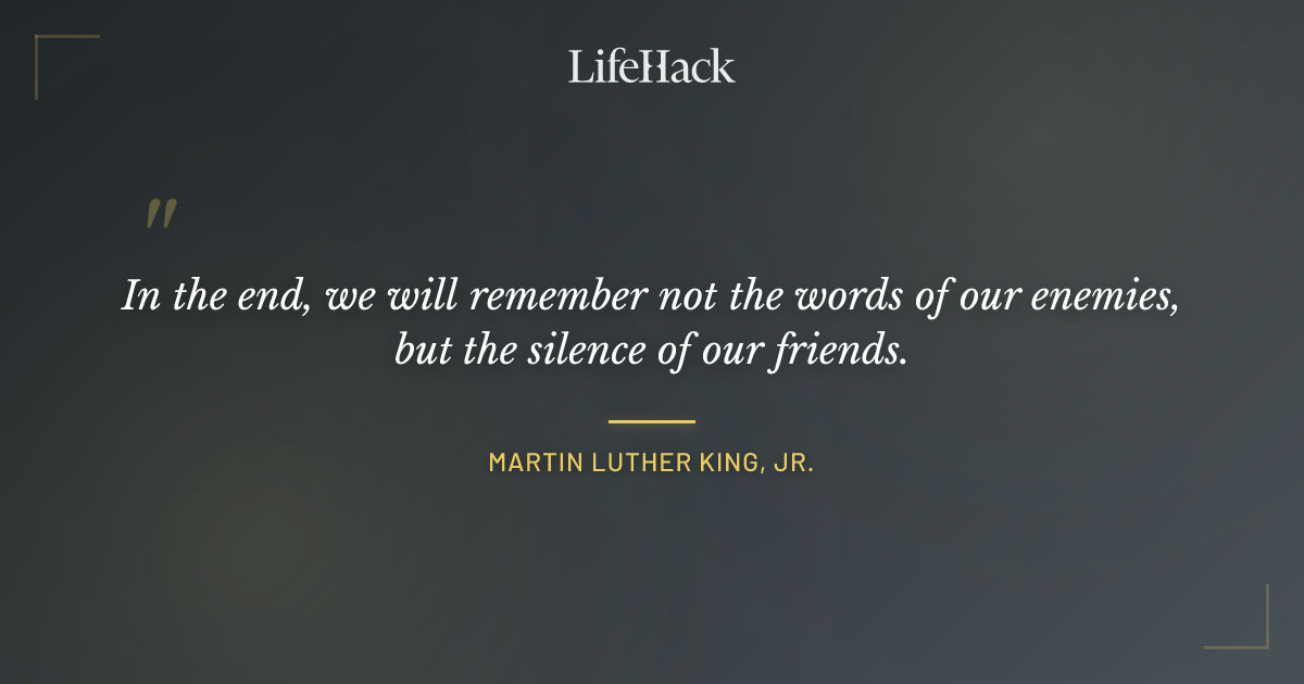 Quote by Martin Luther King, Jr.