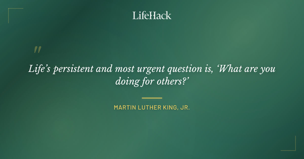 Quote by Martin Luther King, Jr.