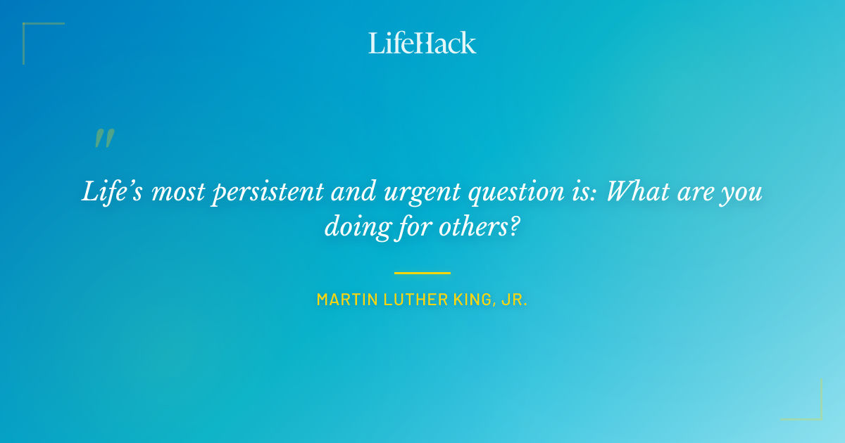 Quote by Martin Luther King, Jr.