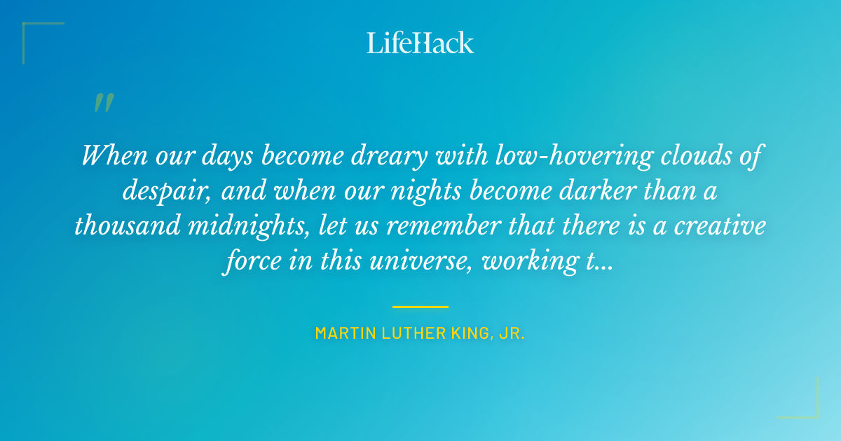 Quote by Martin Luther King, Jr.