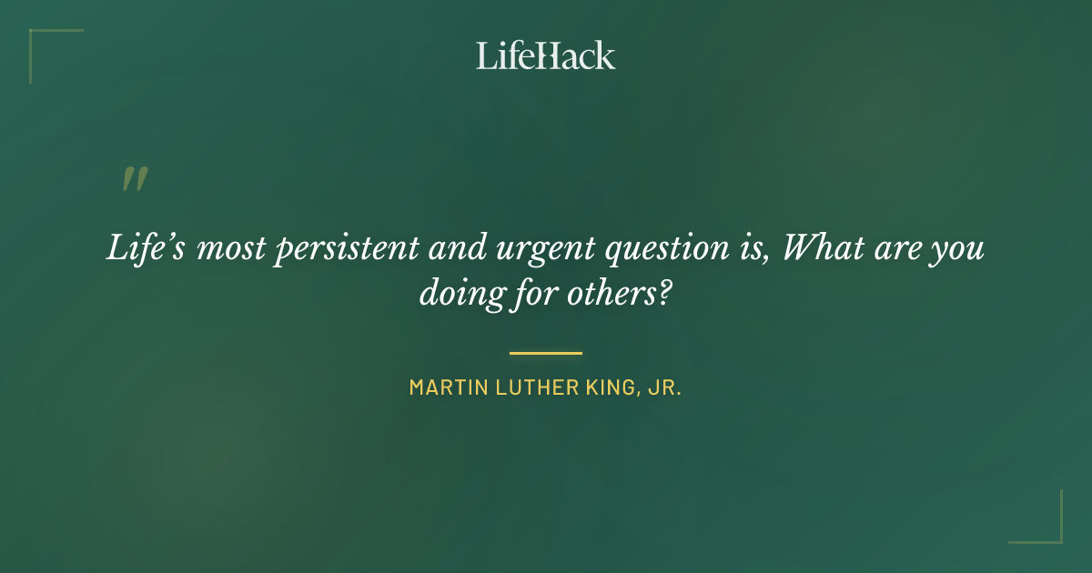 Quote by Martin Luther King, Jr.