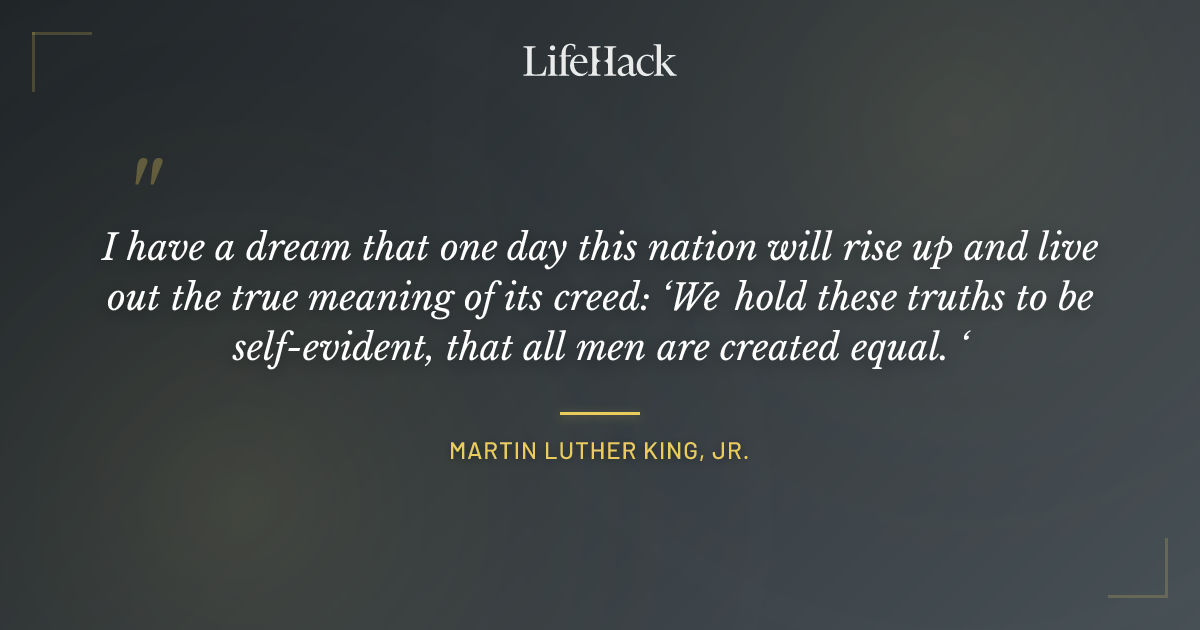 Quote by Martin Luther King, Jr.