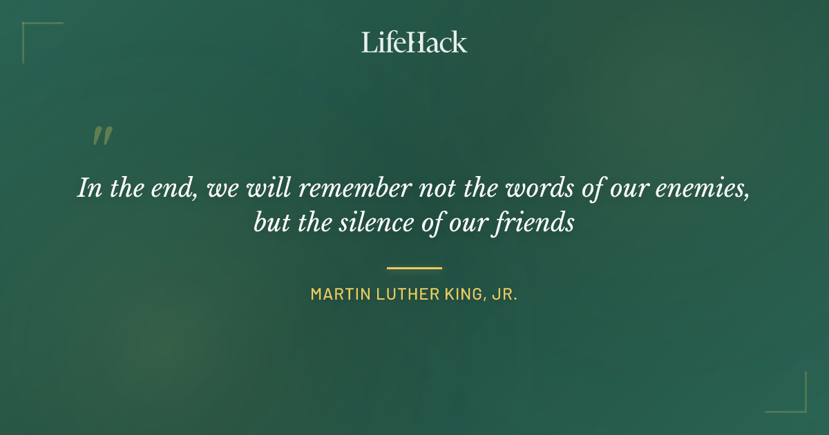 Quote by Martin Luther King, Jr.