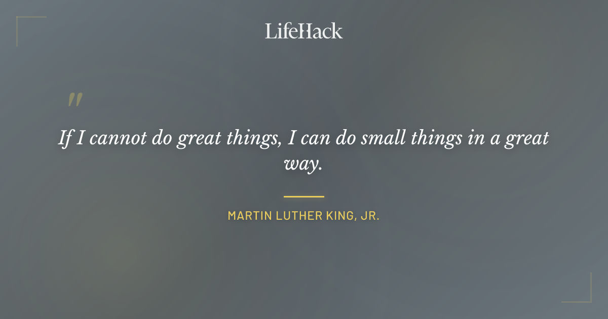Quote by Martin Luther King, Jr.