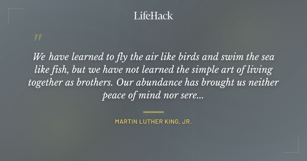 Quote by Martin Luther King, Jr.