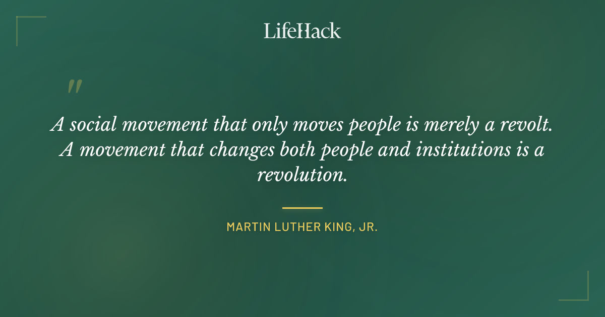 Quote by Martin Luther King, Jr.