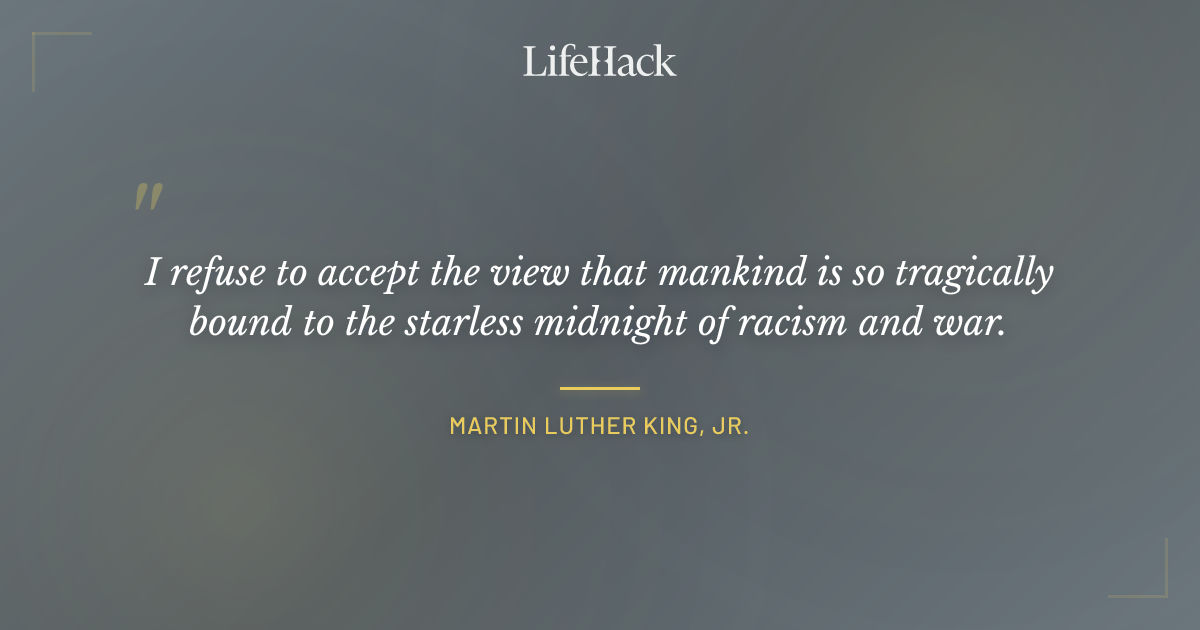 Quote by Martin Luther King, Jr.