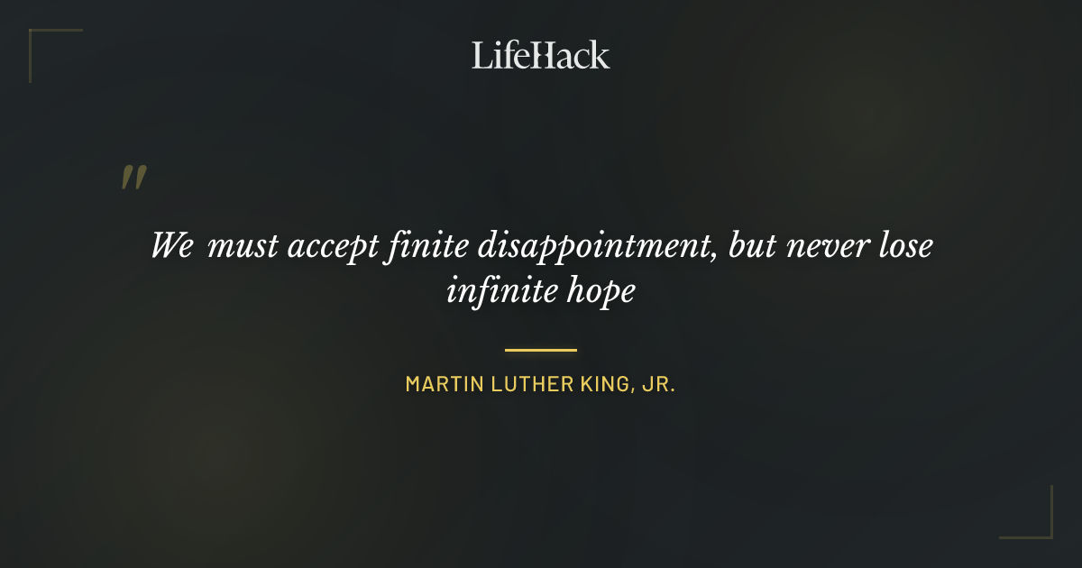 Quote by Martin Luther King, Jr.