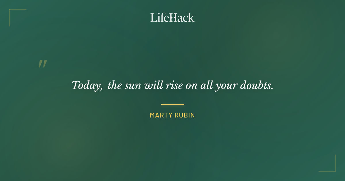 Quote by Marty Rubin
