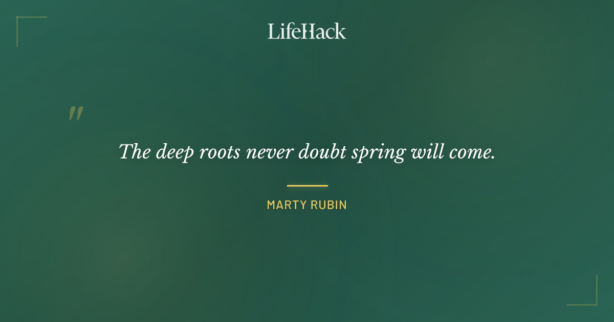 Quote by Marty Rubin