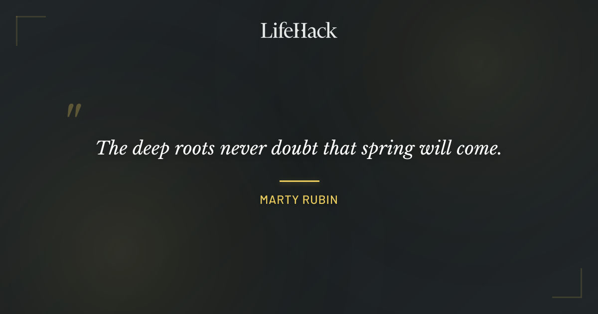Quote by Marty Rubin