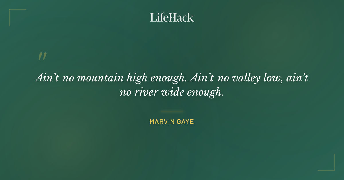 Quote by Marvin Gaye