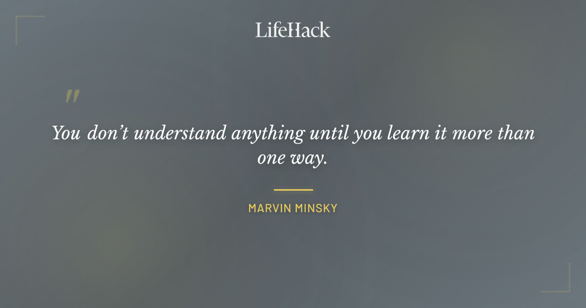 Quote by Marvin Minsky