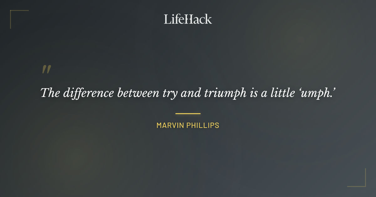 Quote by Marvin Phillips