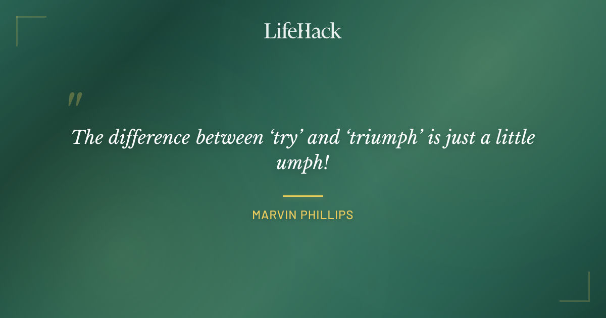 Quote by Marvin Phillips