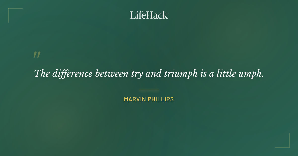Quote by Marvin Phillips