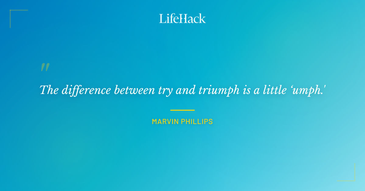 Quote by Marvin Phillips