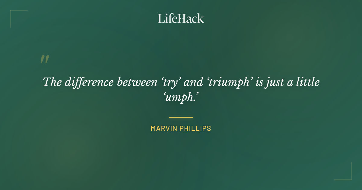 Quote by Marvin Phillips