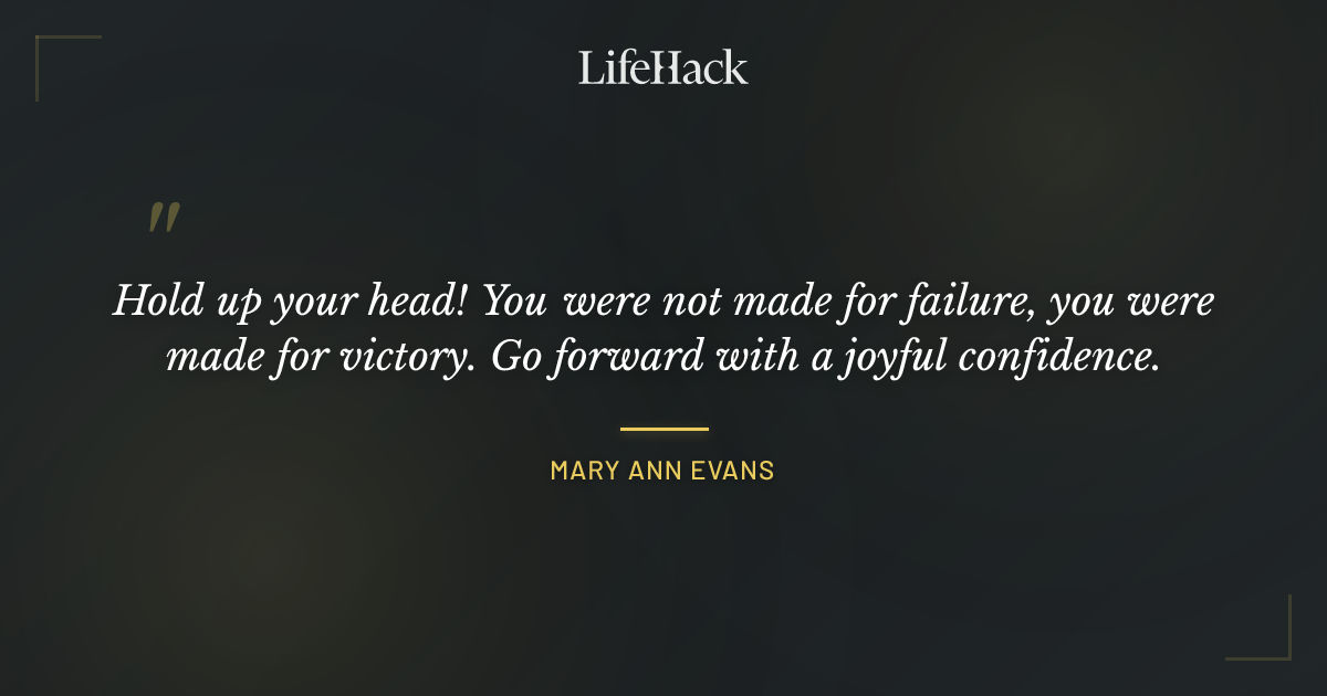 Quote by Mary Ann Evans