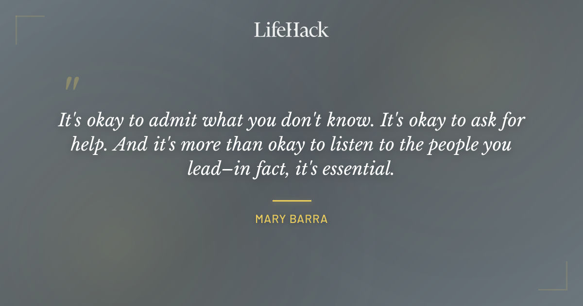 Quote by Mary Barra