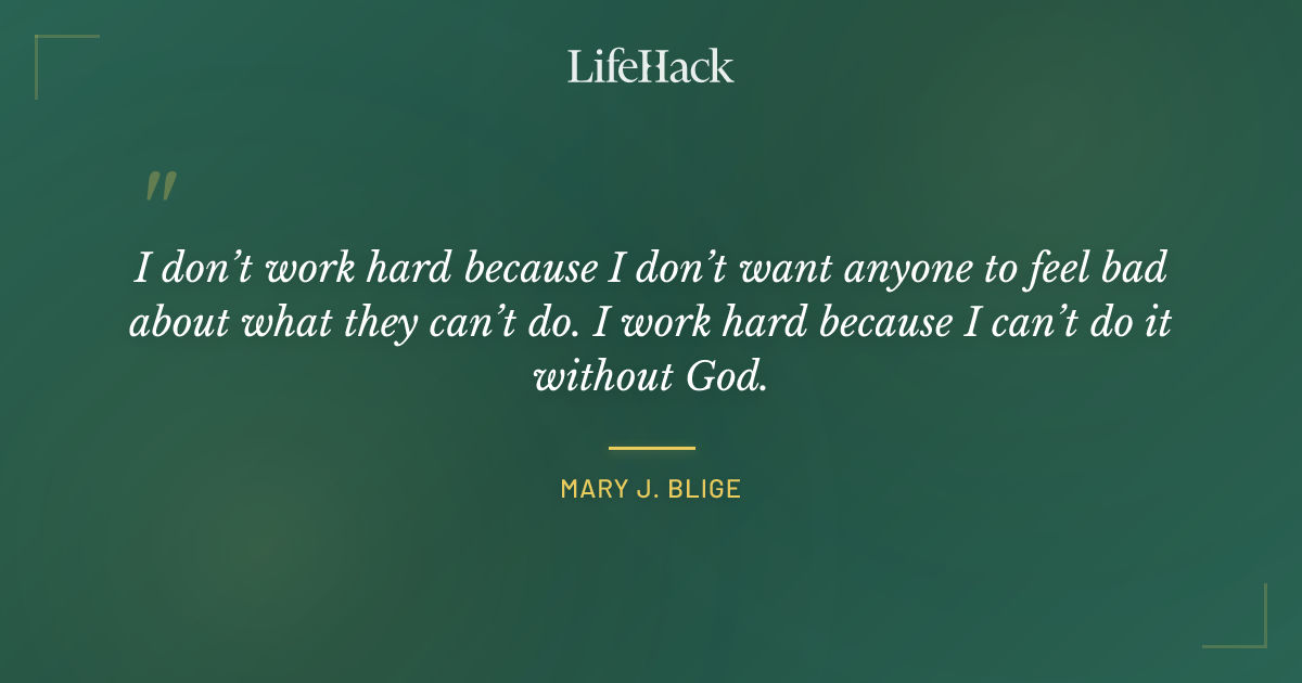 Quote by Mary J. Blige