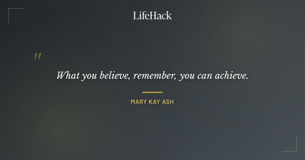 Quote by Mary Kay Ash