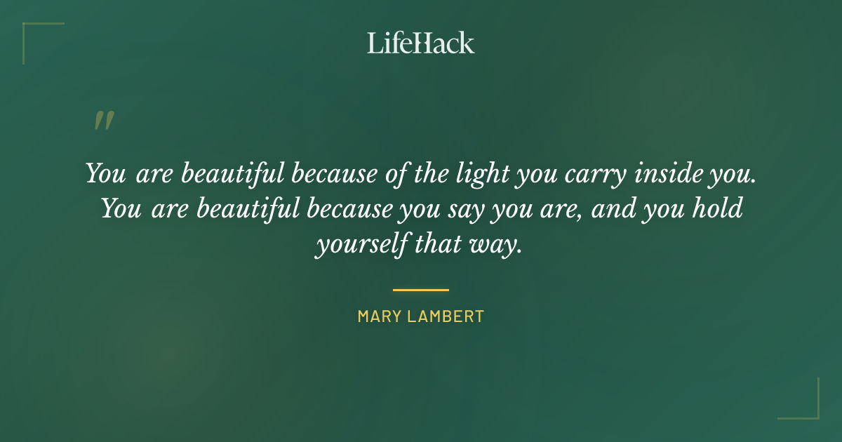 Quote by Mary Lambert
