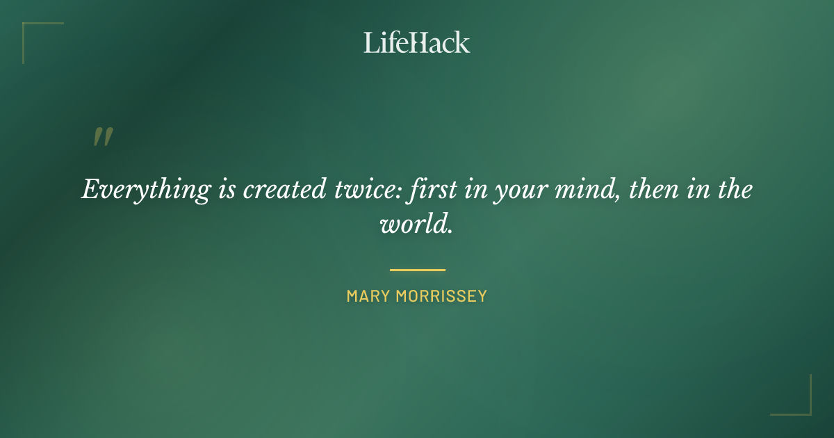 Quote by Mary Morrissey