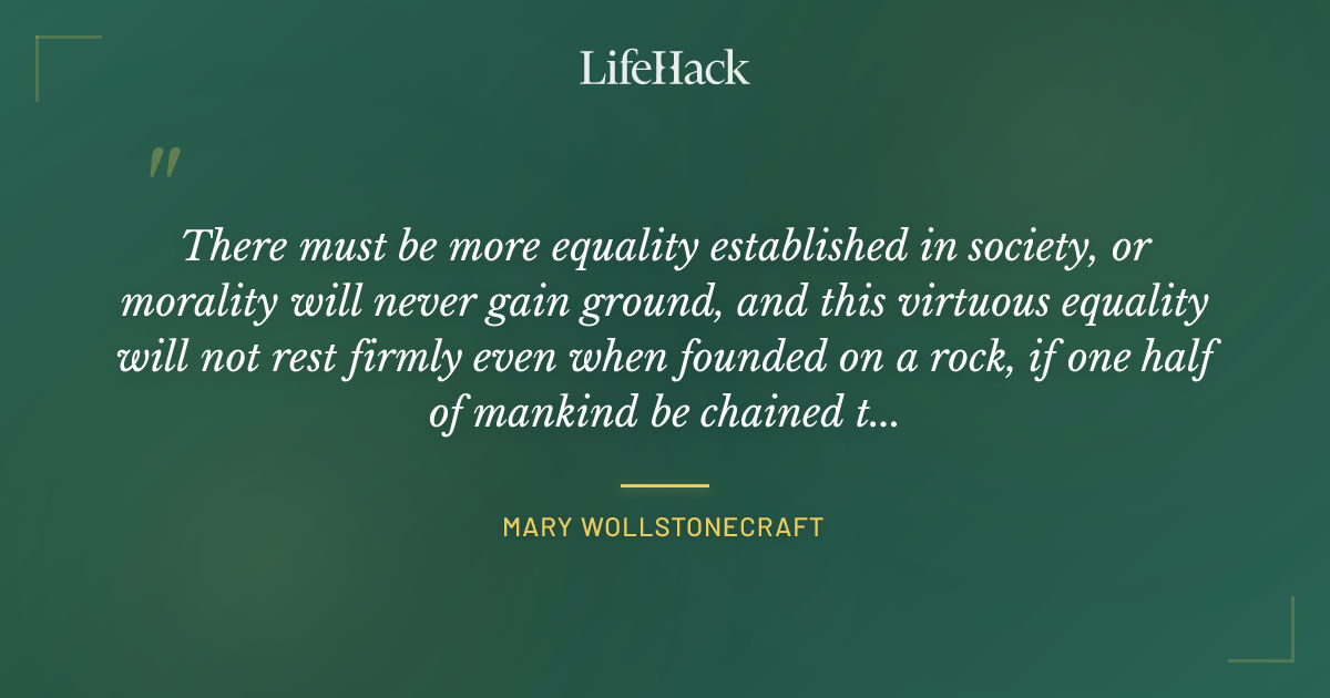 Quote by Mary Wollstonecraft