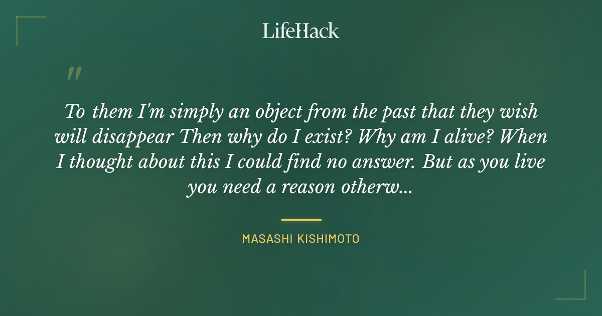 Quote by Masashi Kishimoto
