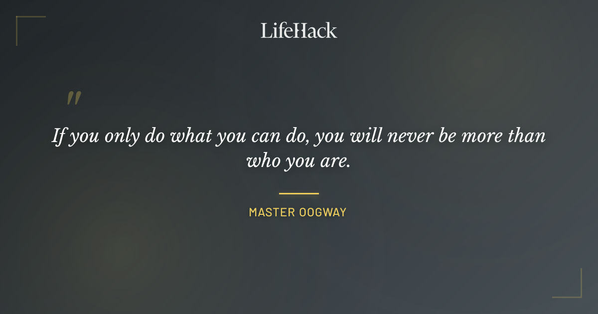 Quote by Master Oogway