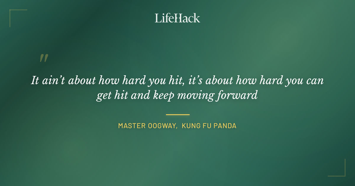 Quote by Master Oogway, Kung Fu Panda