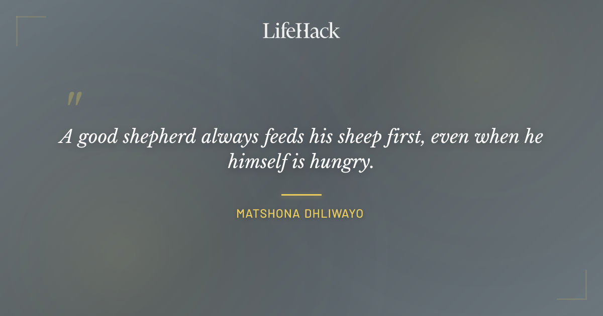 Quote by Matshona Dhliwayo