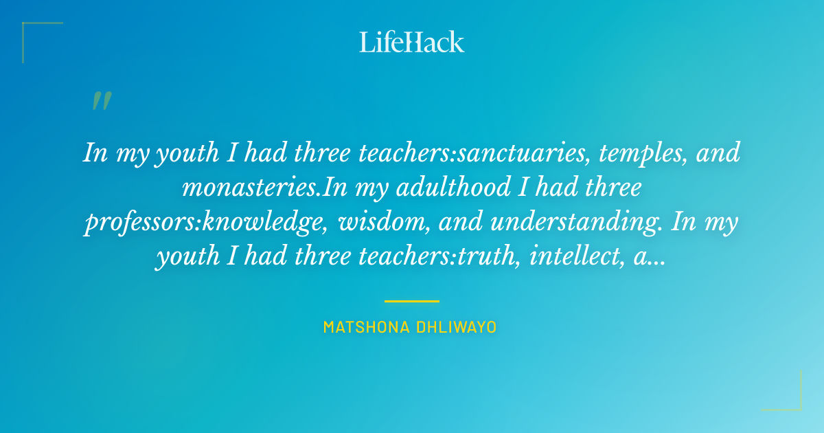 Quote by Matshona Dhliwayo