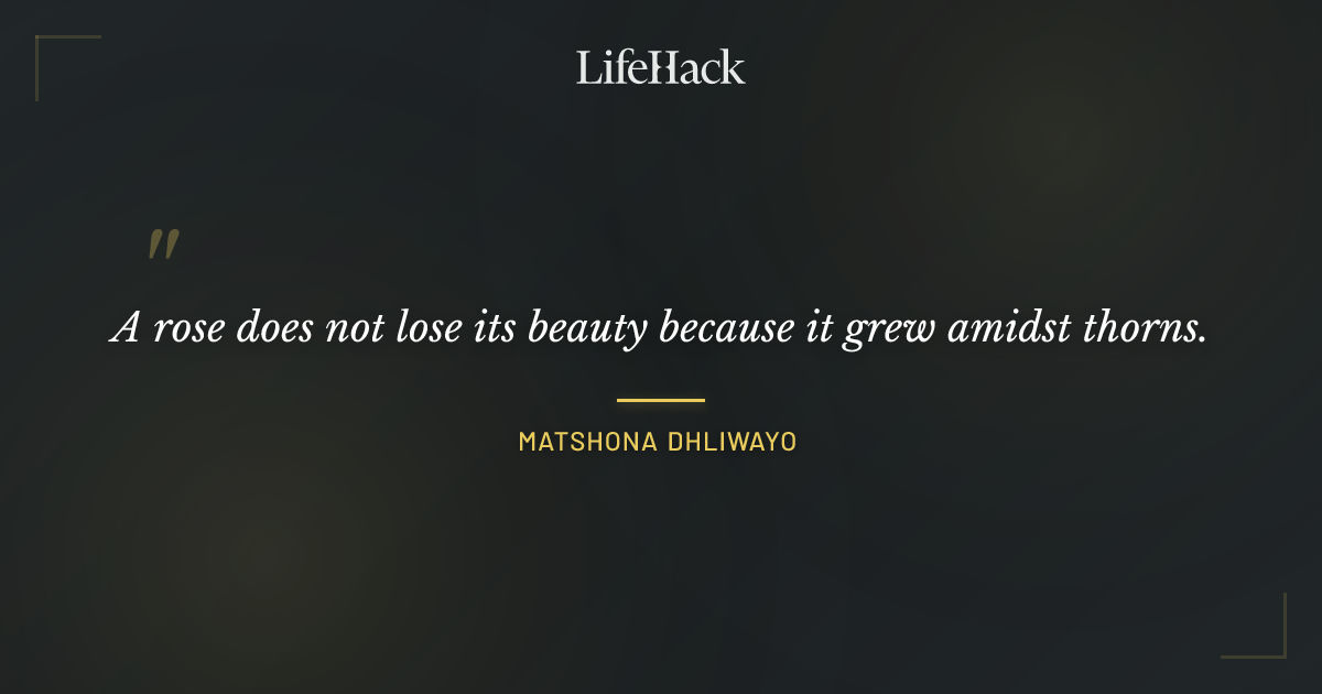 Quote by Matshona Dhliwayo