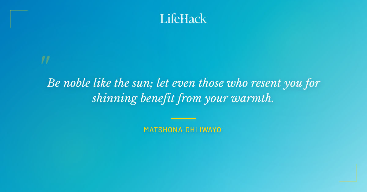 Quote by Matshona Dhliwayo