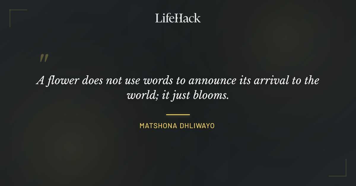 Quote by Matshona Dhliwayo