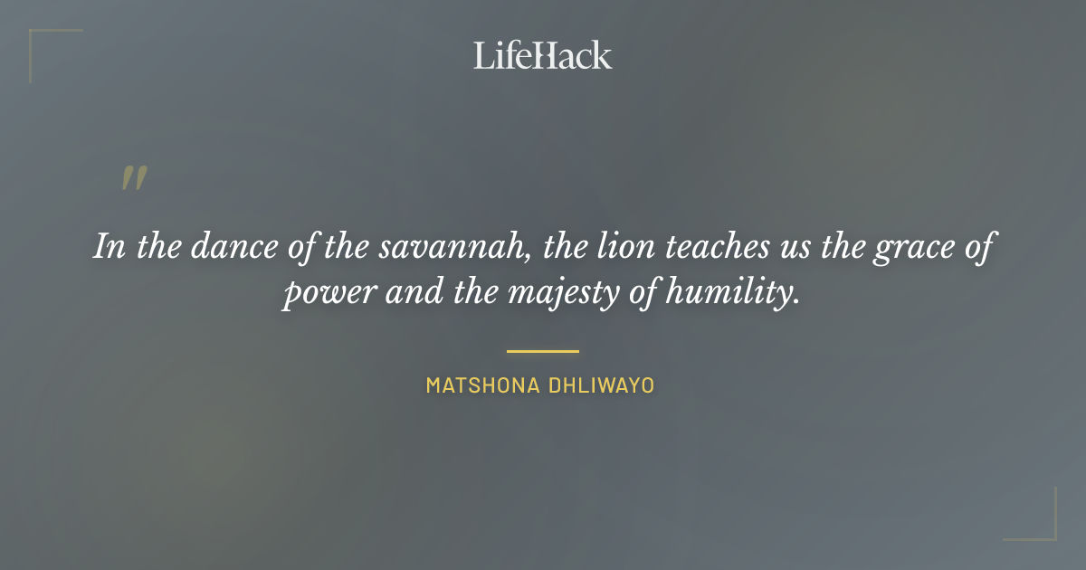 Quote by Matshona Dhliwayo