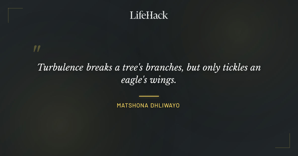 Quote by Matshona Dhliwayo