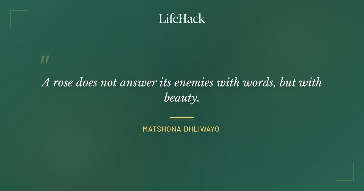 Quote by Matshona Dhliwayo