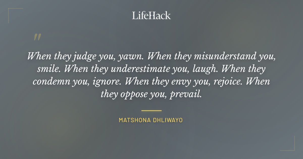 Quote by Matshona Dhliwayo